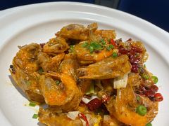 XO酱爆基围虾-靓虾二哥长沙地标小龙虾(五一广场店)
