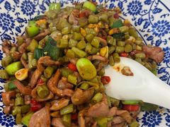 酸豆角炒鸡胗-新新湘菜馆(新中街二条店)