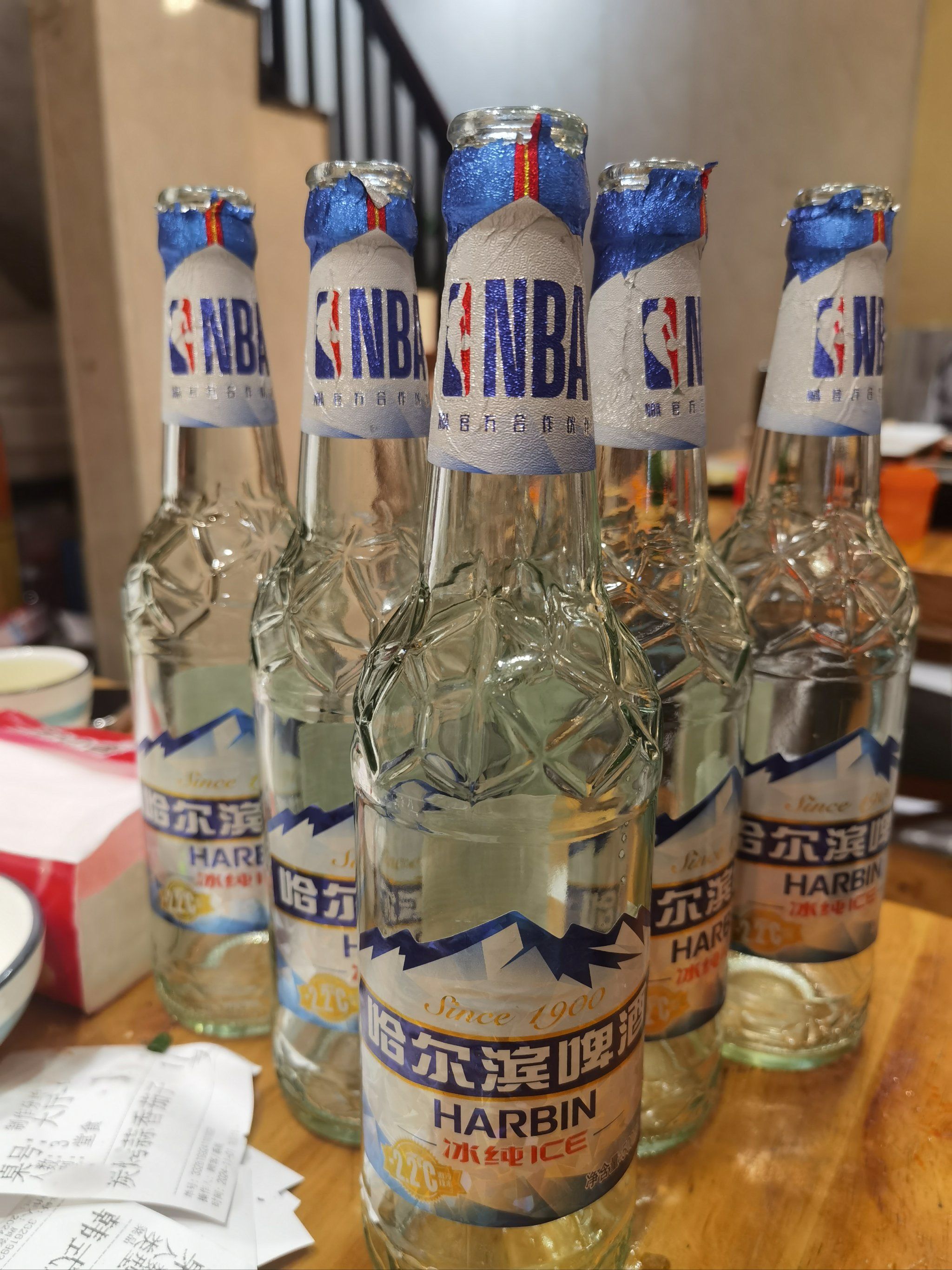 瓶中啤酒的悠闲时刻