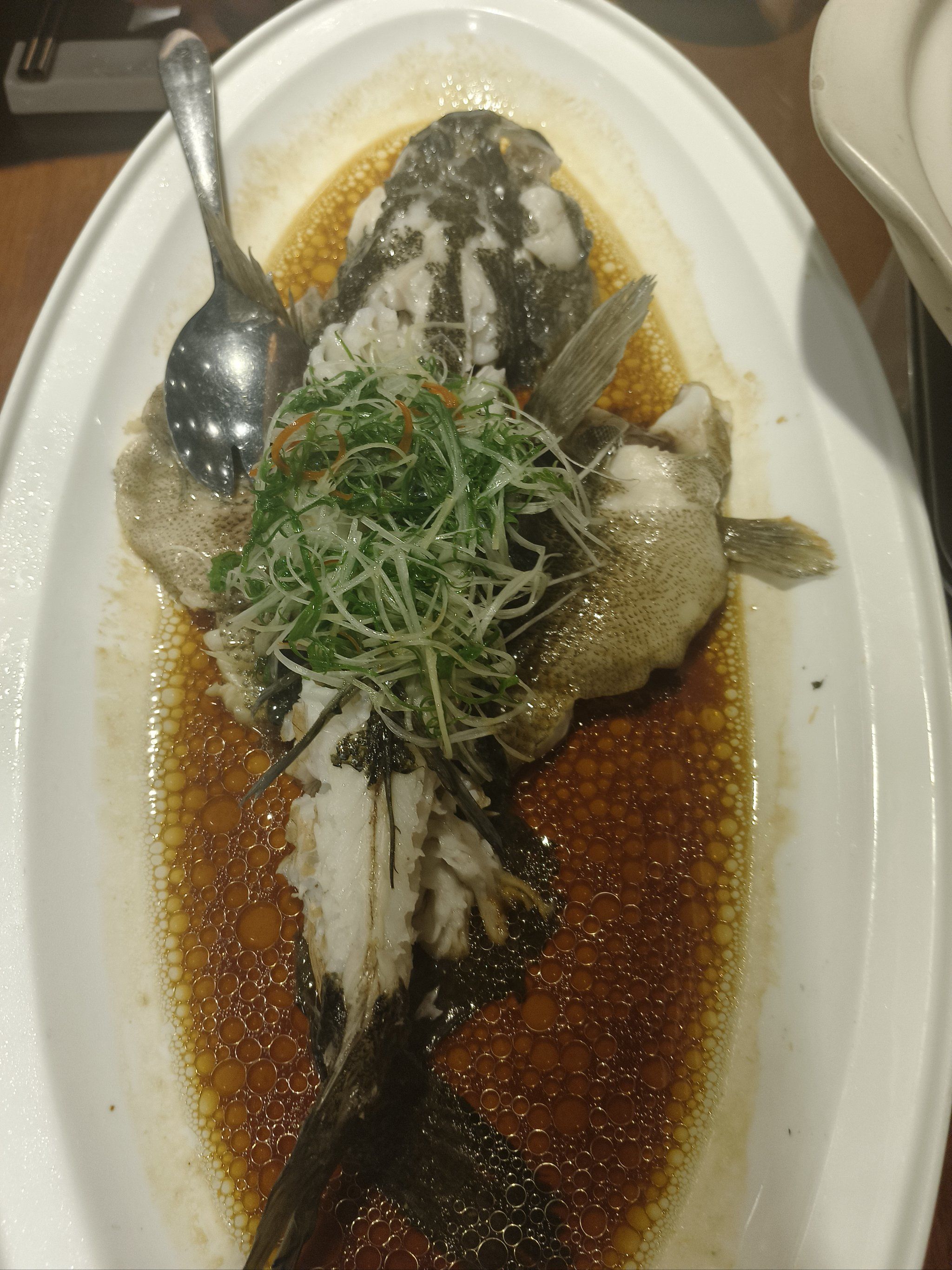 清蒸笋壳鱼超级好吃,一个人吃完了一大条