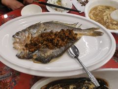 雪菜肉末蒸黄鱼-玉华台饭庄(裕中西里小区店)