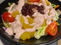 黄桃沙拉-猪啊牛呀羊啊铜盘烤肉(正大广场店)