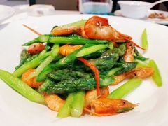 芦笋炒河虾-道道鲜·崇明私房菜(五角场店)