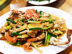 姜葱炒花蟹-田源农家饭店·窑鸡王·海鲜(东部湾·融创店)