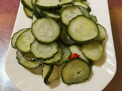 柠檬泡黄瓜-华盛园卷子王农家菜水库鱼