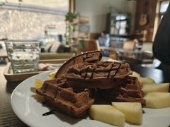 巧克力华夫饼-西山悦咖啡