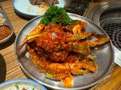 -明洞阿姨·韩式酱蟹烤肉·创意料理(三元桥店)