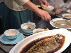 蒜茸豉香格陵兰蝶鱼-童福兴·南京菜(老门东店)