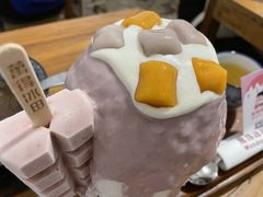 抹茶生乳かき氷-WONDER ICE 萬得冰田(建設路总店)