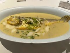 雪菜烧大黄鱼-钱塘花园·宁波菜
