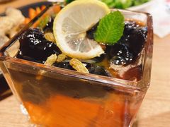 焦糖双色冰粉-鱼酷活鱼烤鱼(梅江印象城店)