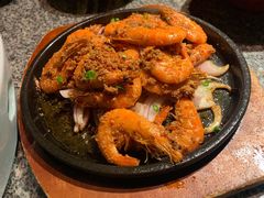 铁板鱼仔酱焗大虾-南京大牌档(济南万象城店)