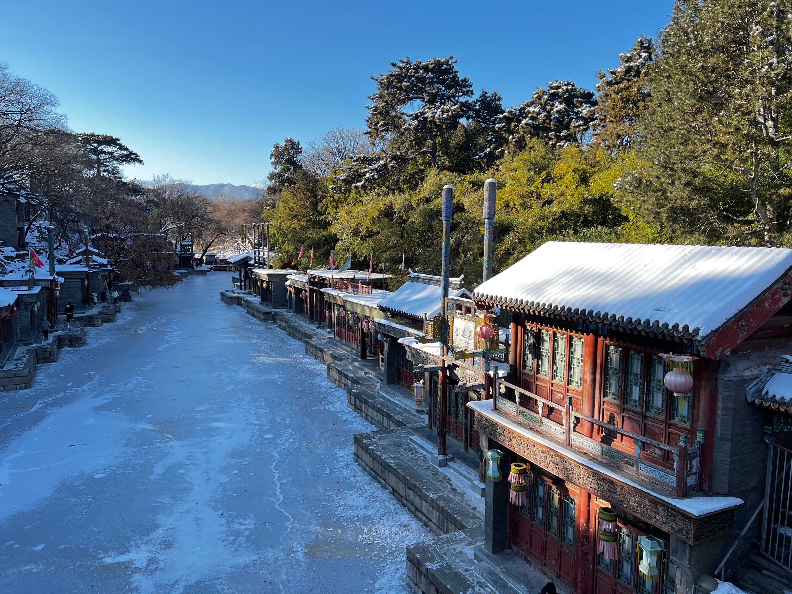 雪后的颐和园图片