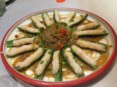 鲜虾酿秋葵-北平盛世·新京菜·北京烤鸭(劲松·双井店)