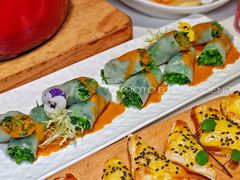 水晶春卷时蔬-烛影拾光观景餐厅·创意菜·摄影·小提琴(大唐不夜城店)