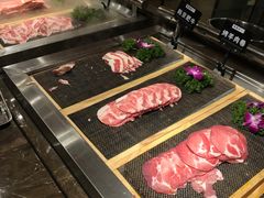 自助取餐区-韩京炭火烤肉自助料理(柯桥万达店)