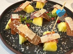 三年金钱火腿配大理手撕乳扇-泓0871臻选云南菜·味庄