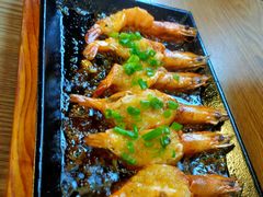 蒜蓉海虾熔岩烧-柳叶刀烧烤(北大清华店)