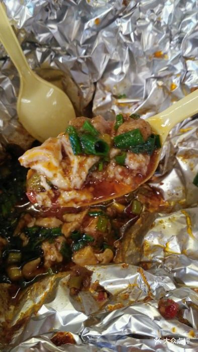 宋氏佳厨(王府井店)-锡纸脑花-菜-锡纸脑花图片-南充美食-大众点评网