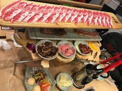 一米长盘牛五花-犟牛家·榴莲烤肉(五棵松店)