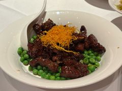 翠豌豆蜜制牛肉-南通滨江洲际酒店-东厨中餐厅