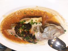 蒜头豆豉蒸红鱼-天府中餐厅·粤菜·海南菜·生猛海鲜(三亚海棠湾洲际度假酒店)