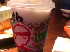 绿豆沙牛奶冰冰茶-LELECHA乐乐茶(美罗城店)