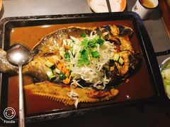酱香味清江鱼-探鱼·鲜青椒爽麻烤鱼(苏宁广场店)