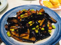 卤肉毛豆烧茄子-小吊梨汤·北京菜·烤鸭(鸟巢店)