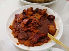 笋干黑猪肉-胡老三家土菜馆·老店地方特色菜·招牌茅山地锅老鹅