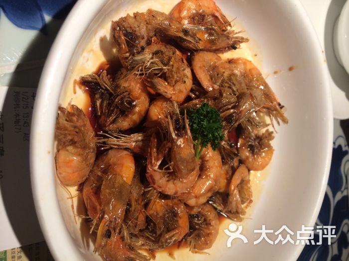 绿茶(无锡万象城店)-豉油大虾图片-无锡美食-大众点评网