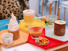 茉莉花冰淇淋-茶是一枝花泡茶店