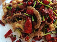 干煸鱿鱼爪-晚归月亮湾私家菜(临邑路店)