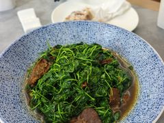 金花菜蚌肉-金典银峰老鹅馆·昆山菜(亭林公园店)