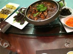 五谷丰登&风干牛肉&红焖鮰鱼-小蓝鲸湖北菜(八一路店)