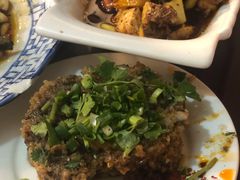 红油拌土鸡-百年粉蒸牛肉