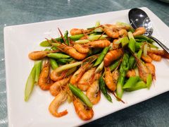 芦笋炒河虾-道道鲜·崇明私房菜(五角场店)