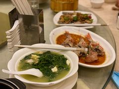咸蛋黄浸桑芽菜-张记旺角食街(动物园店)