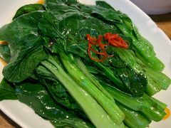 白灼嫩菜心-十二点·辣椒炒肉(新沙店)