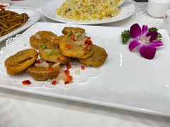 椒盐藕夹-怡园饭店-餐厅(四望亭店)