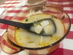 鸡汤小白菜煮榆林豆腐-西贝(金桥店)