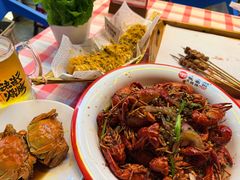 -在老街·淮安大排档·甜麻干煸龙虾·烧烤(河下古镇店)