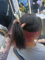 点击看大图 -藤野造型烫发染发