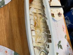 清蒸海鲜汁翘嘴大白鱼-花舍·新派粤菜·西餐·下午茶(亚运村·鸟巢店)