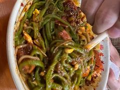 油泼面-手擀菠菜面(西康路店)