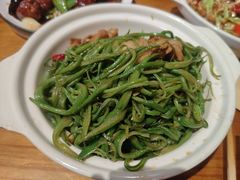 砂煲扁豆丝-锦小馆(安贞店)