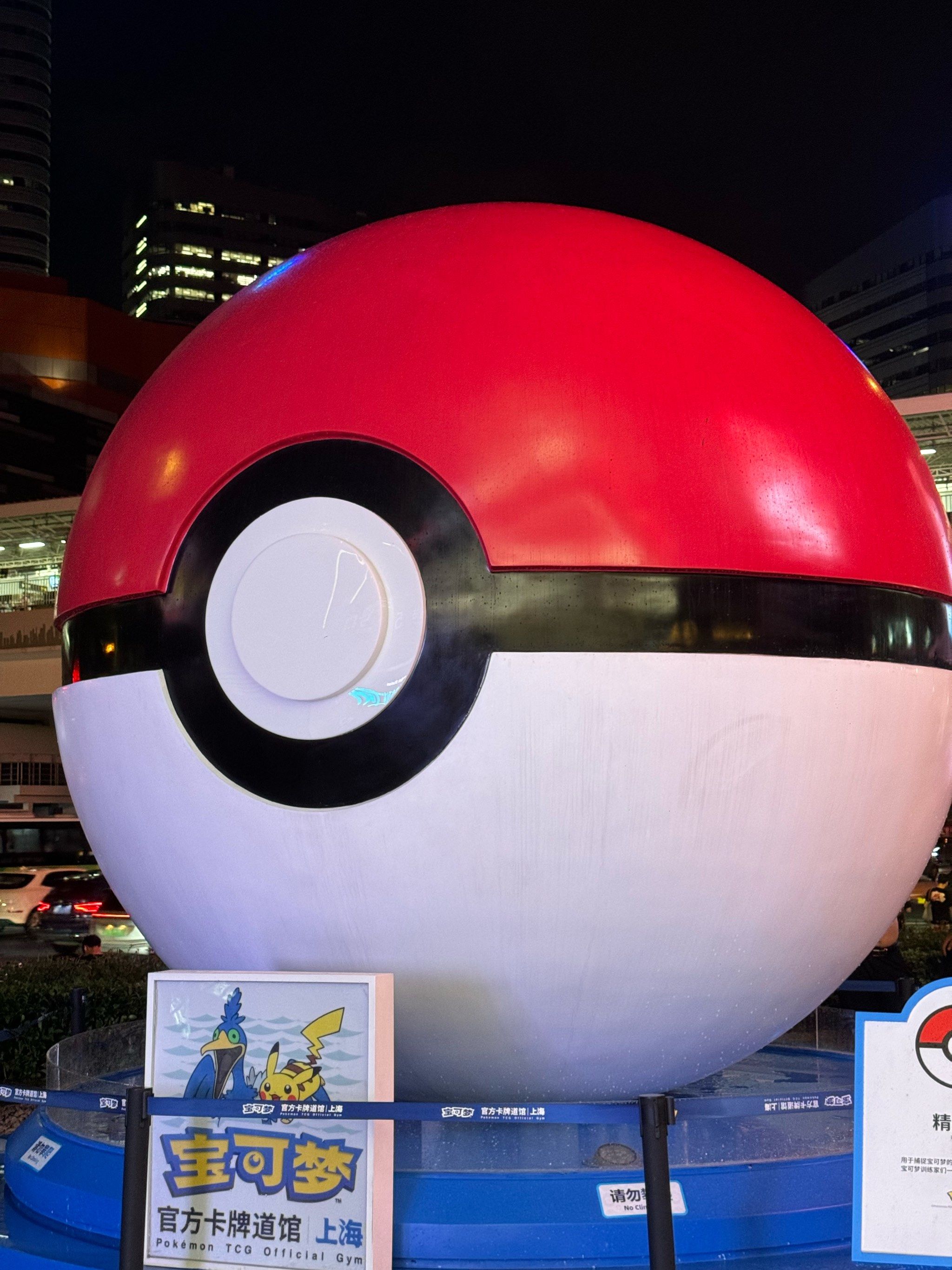 哇!好大一个精灵球!