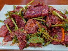 凉拌牛肉-手擀菠菜面(西康路店)