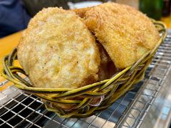 蛋汁炸馒头片-张记焖窑·十五年专注焖烤(雍和宫店)