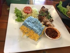 -蝶豆花蓝面条